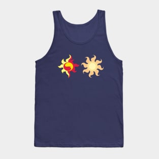 My little Pony - Sunset Shimmer + Princess Celestia Cutie Mark Tank Top